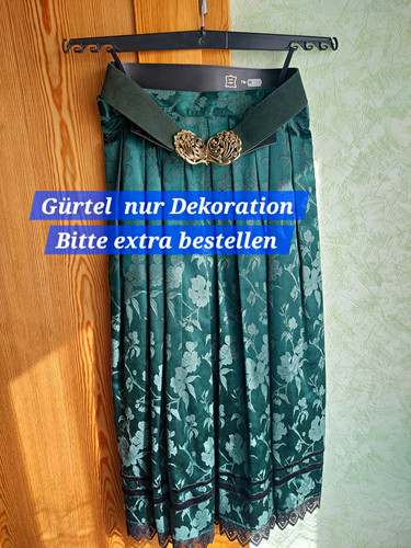 Damen trachtenrock grün - trachtenrock,