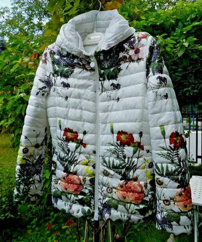 Leichte wende steppjacke mit - wende-,,