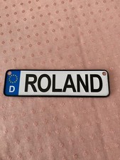 Namensschild "Roland"
