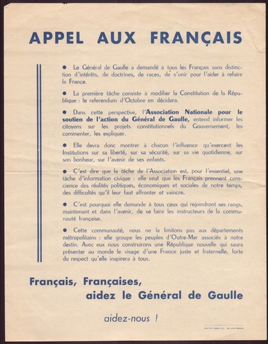 Politisches flugblatt appell - politisches, "