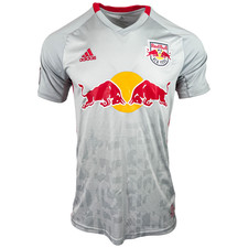 Adidas New York Red Bulls Trikot Home USA MLS Saison 2019 L Grau