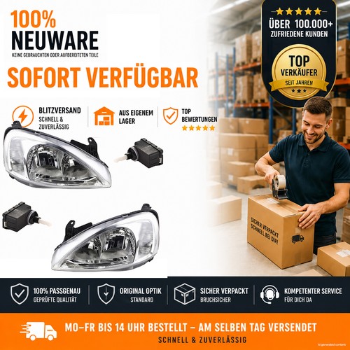 Scheinwerfer set halogen - set,
