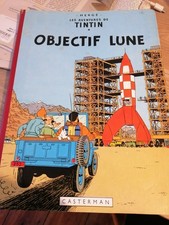 Herge Tintin Objectif Lune Tim und Struppi Casterman rar