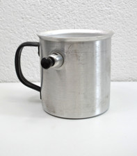 DDR Pfeifftopf Milchtopf Alu