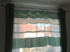 2x Ösenvorhang 140x 245 grün Velour  Fertigvorhang Raffhalter Gardinen Ösenschal