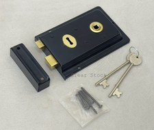 Excel Felgenflügelschloss 156 x 104 mm (6”x4”) schwarz für Innentüren, Schuppen und Tore