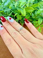 Solitärring aus 18K Gold und