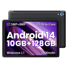 Android 15 10GB RAM 128GB ROM 10,1 Zoll Tablet WIFI Quad-core  IPS LCD Kamera