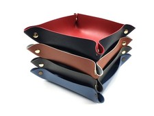 4 Pack Valet Tray PU Leather