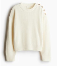 H&M Pullover mit Knöpfen UK
