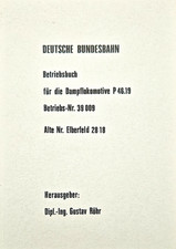 Betriebsbuch für die Dampflok 39 009 - Gustav Röhr - Nachdruck 1968 - gut