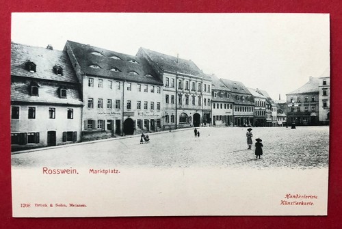 Rosswein 1905 marktplatz - 1905,