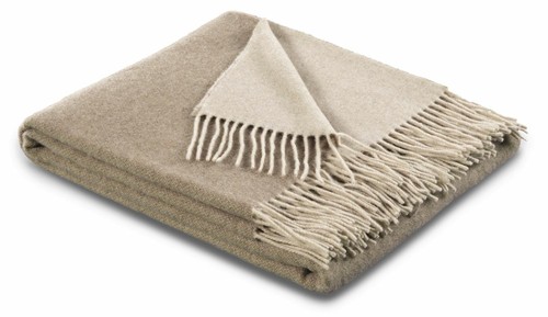 Plaid decke natur sand - plaid, /