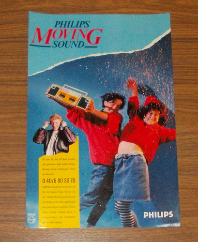 Seltene werbung philips moving - philips,