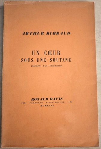Arthur rimbaud ein herz unter - ein,