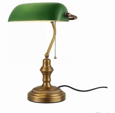 Vintage Bankerlampe