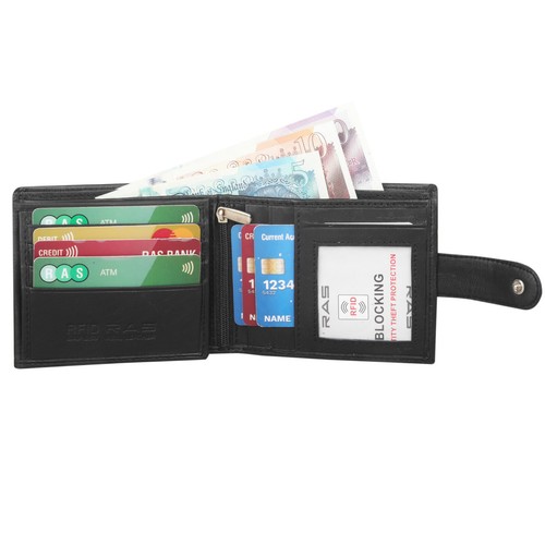 Herren rfid schwarz echtleder - herren,