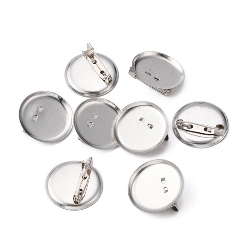 Stck platin eisen brosche - 20, stck.