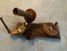 Wollwickler Holz braun massiv Garnwickler schwer Wool winder Wolle wickeln