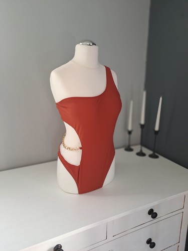 One shoulder badeanzug - one,