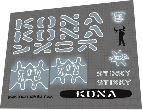 2008 kona stinky gray - 2008, decal