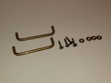 1 Paar Griffe (für Musiktruhe – Schrank – Kommode) – 50er/60er Jahre