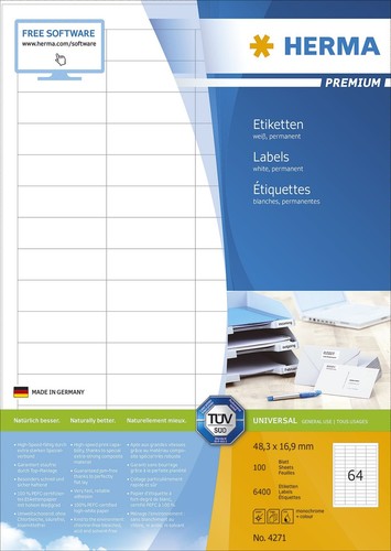 Herma 4271 etiketten - herma,