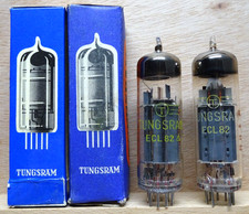 Pair: TUNGSRAM ECL82 | NOS NIB