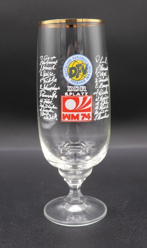 Bierglas goldrand ddr platz - bierglas, 6.