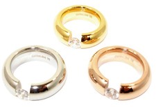 Edelstahlring Spannring Damen