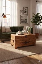 Truhe couchtisch holz massiv - truhe,