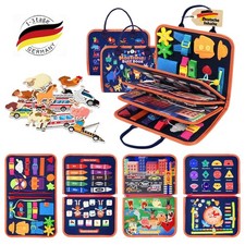 Busy Board, Montessori Spielzeug Für Ab 1 2 3 4 Jahre Kleinkinder Baby Activity.