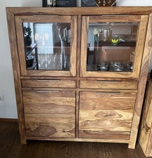 ✨🌟Massivholz Vitrine und