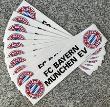 FC Bayern München Aufkleber 9 Stück in 300 x 70 mm