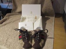 Baby Schuhe von Gucci Größe 18 (8) Nie getragen Original Karton für die Taufe