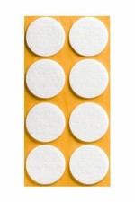 Filzgleiter Weiß Schwarz Grau