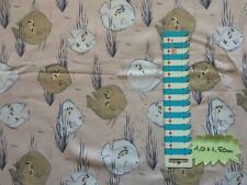 Baumwolljersey 1,0 * 1,50 m neu Lillestoff Bio Aquarium waters Rarität maritim