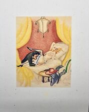 Hochwertiger Erotic Artprint „Der rote Hut“ von Barlog 1926 Lick Fanny Wank her