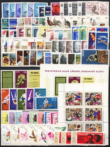 Ddr jahrgang 1968 postfrisch - 1968,
