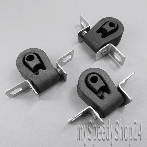 Auspuffhalter träger gummi - 3x,