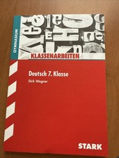 Klassenarbeiten Deutsch 7. Klasse Gymnasium Stark Taschenbuch Deutsch 2011