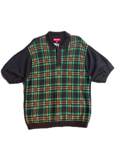 Supreme knit plaid - knit, green