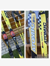 carving ski damen atomic 1,60m sehr guter Zustand & frisch geschliffen + Stöcke.