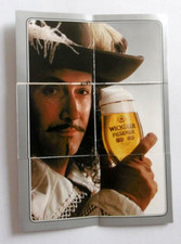 magische Karte Wicküler Pilsener Puzzle Klappkarte Musketier Bier Brauerei 80er