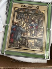 Hinterglasbild "Der Apotheker"