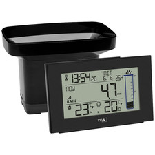 TFA Dostmann Splash Funk-Regenmesser Temperaturmesser Niederschlagsmenge Funk83