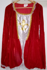 Kostüm |Prinzessin | Gr. M/L / 40 | rot weiß | Kleid | Damen| Karneval | kurz