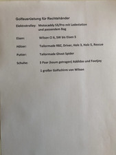 golfausrüstung herren gebraucht Rechtshänder
