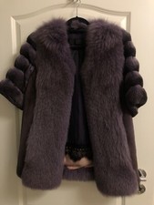 Luxus !! Traumhafte Chinchilla & Fuchs Jacke/ Mantel Gr.S/M NP 5.000€