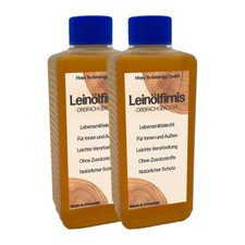 2 x 250 ml Leinöl Firnis